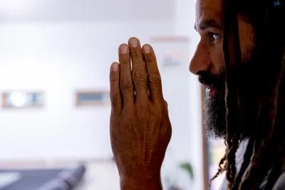 James Vanwert, martial arts fighter and trainer, spends time at the Hive, a mixed-use facility he is creating to provide an affordable meeting/performance/training space for members of the underserved BIPOC community in and around Port Townsend, Washington, on July 25, 2023.